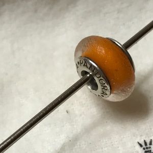 Pandora Textured Murano Charm